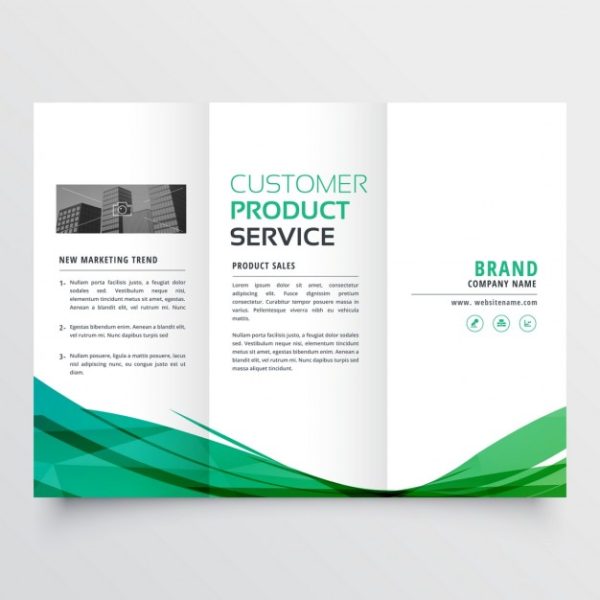 White Bifold Brochures  Blank Matte Brochure Paper